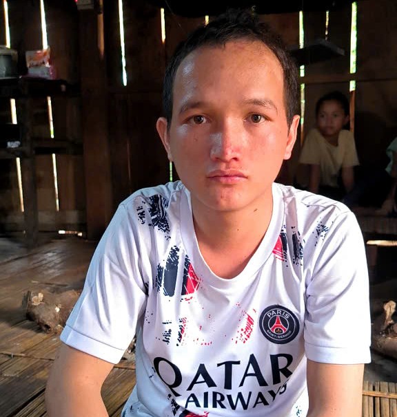 A Nhanh is still shocked and scared after months of being scammed through Cambodia. Photo: Thanh Tuan