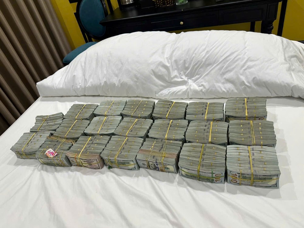 The evidence in the case of a loan sharking of more than 2 million USD was temporarily suspended by the police. Photo: Police