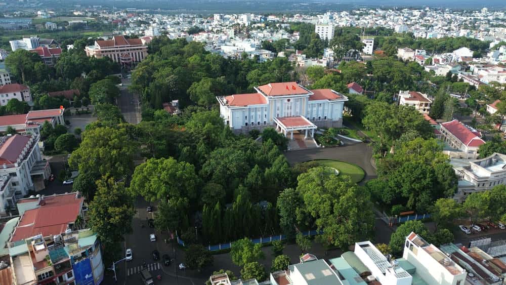 Sharp reduction of commune-level administrative units will help Gia Lai continue to operate and direct tasks effectively. Photo: Thanh Tuan