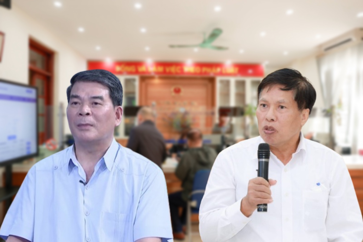 Dr. Nguyen Tien Dinh (left) and Associate Professor, Dr. Duong Van Sao said that salary is not the only factor to keep talented people working in the public sector. Photo: Huong Nha