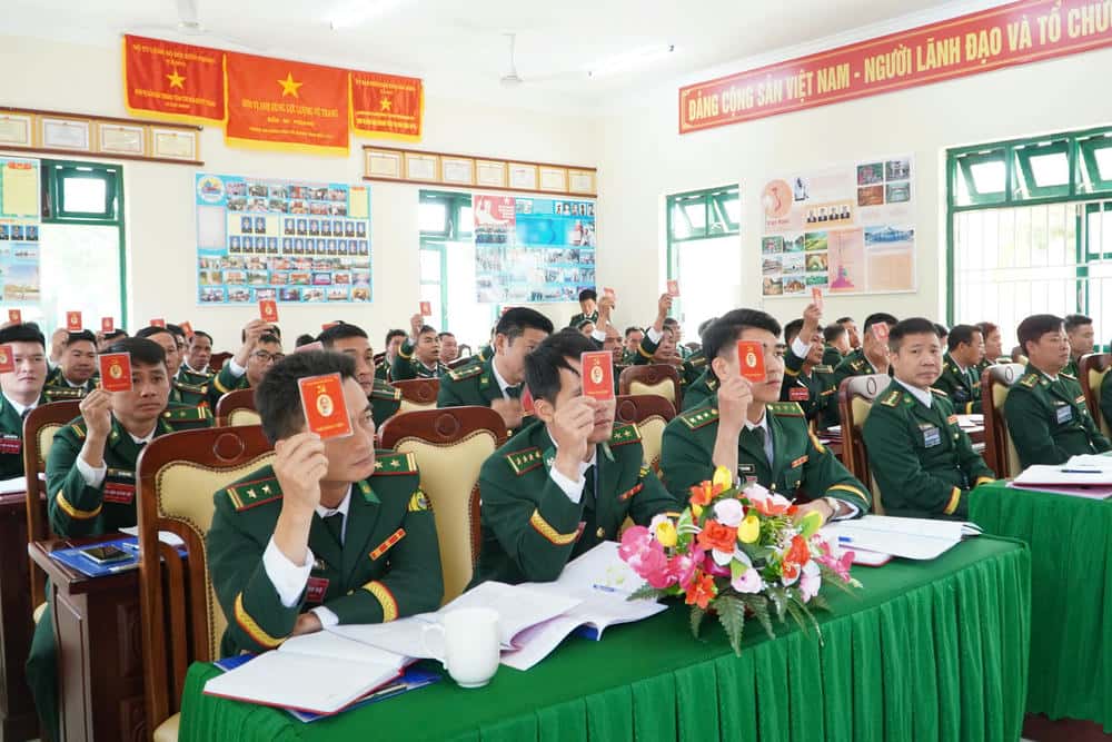 : Dai hoi bau Ban Chap hanh Dang bo nhiem ky 2025 – 2030. Anh: Van Hoan