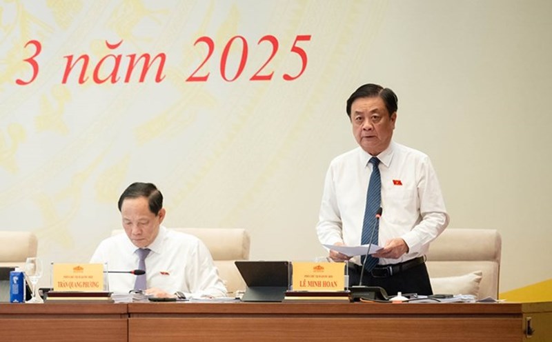 Vice Chairman of the National Assembly Le Minh Hoan said that the advertising of vegetable candy is a testament to the self-control mechanism of industry associations. Photo: Quochoi.vn.