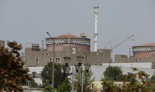 Nhà máy điện hạt nhân Zaporizhzhia. Ảnh: Xinhua