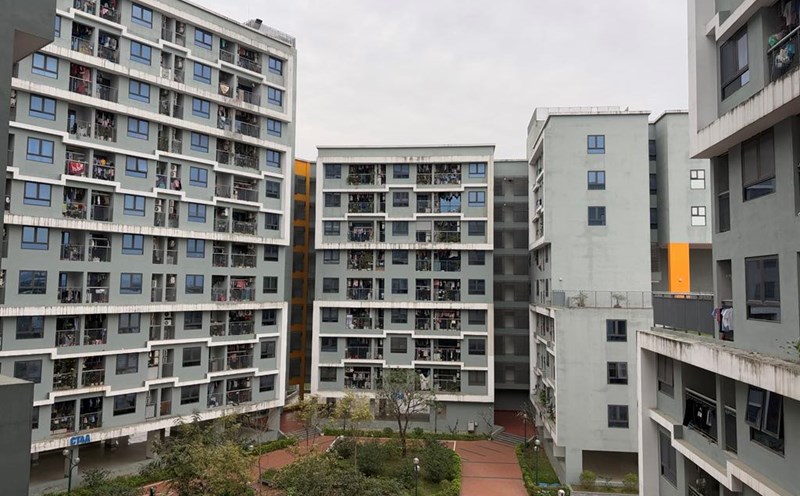 CT4 social housing area, Dong Anh district, Hanoi city. Photo: Tat Thao