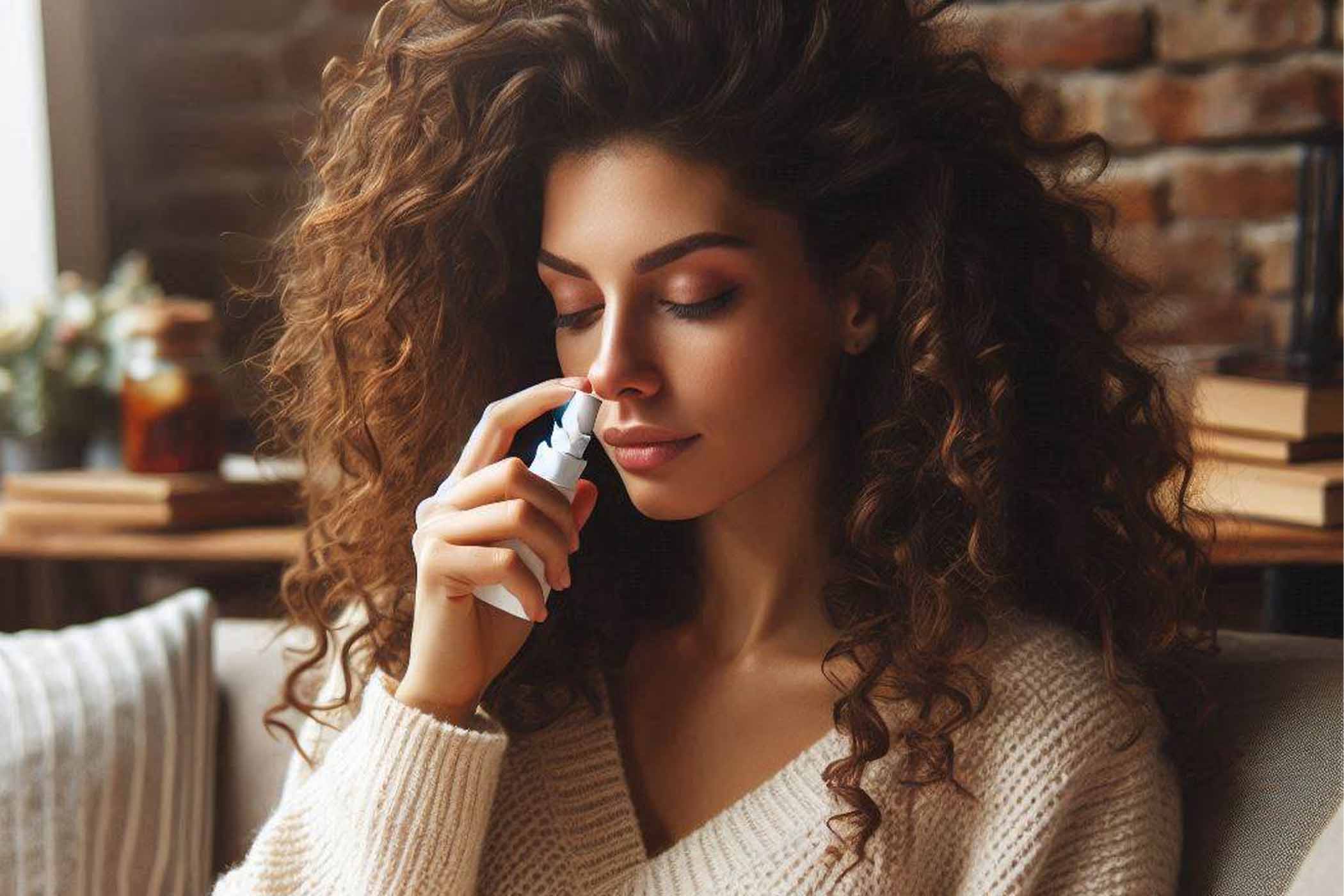 Using too many nasal spray can lead to many risks and unwanted side effects. Photo - AI: Cat Tien