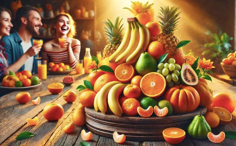 Some fruits help improve spirit, help happiness. Photo AI