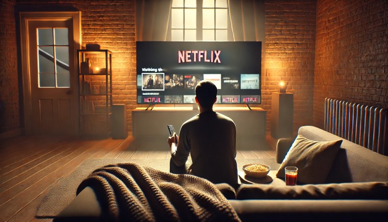 Netflix improves image quality with a new format. Illustrative photo created by AI