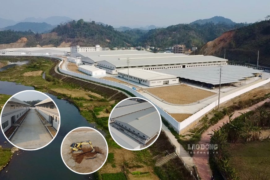 After nearly 1 year of implementation, the factory worth more than 600 billion VND deployed in Huyen Tung Industrial Cluster (Bac Kan City) is about to be completed. Photo: Nguyen Hoan.