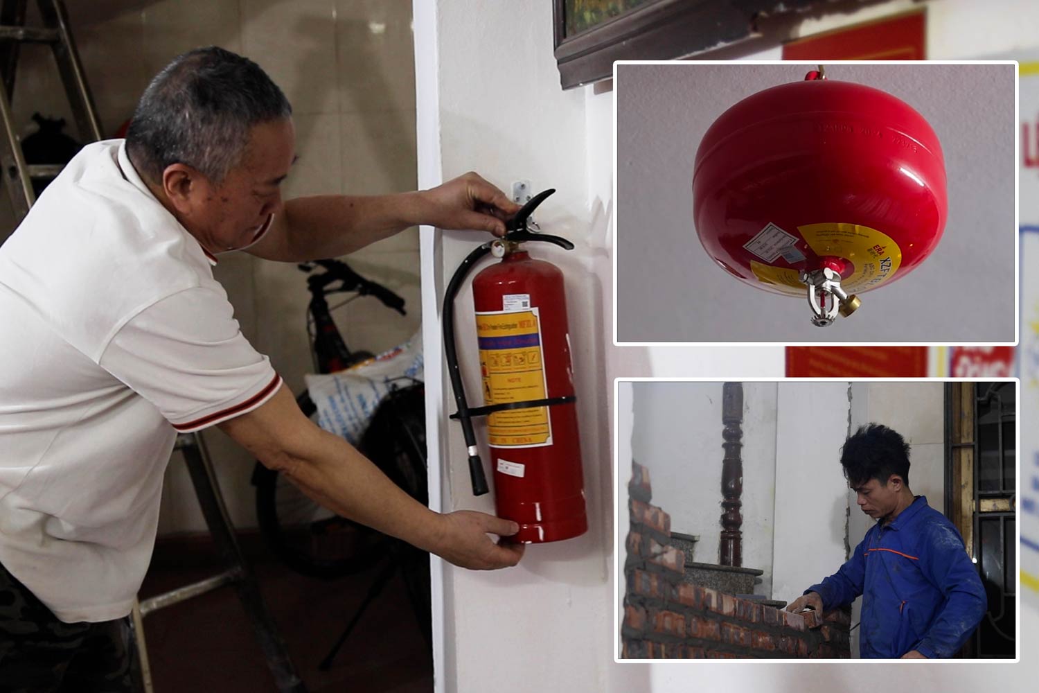 Urgently build a smoke barrier, equipped with adequate fire prevention and fighting before March 30