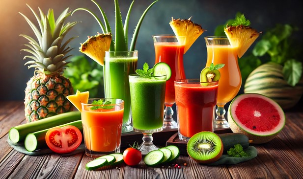 4 low-calorie juices that help lose weight effectively. Photo: AI