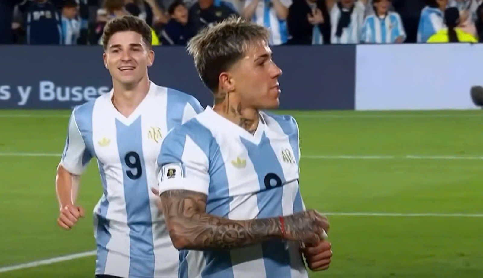 Argentina easily defeated Brazil 4-1. Photo: Cut from video of the South American Football Federation