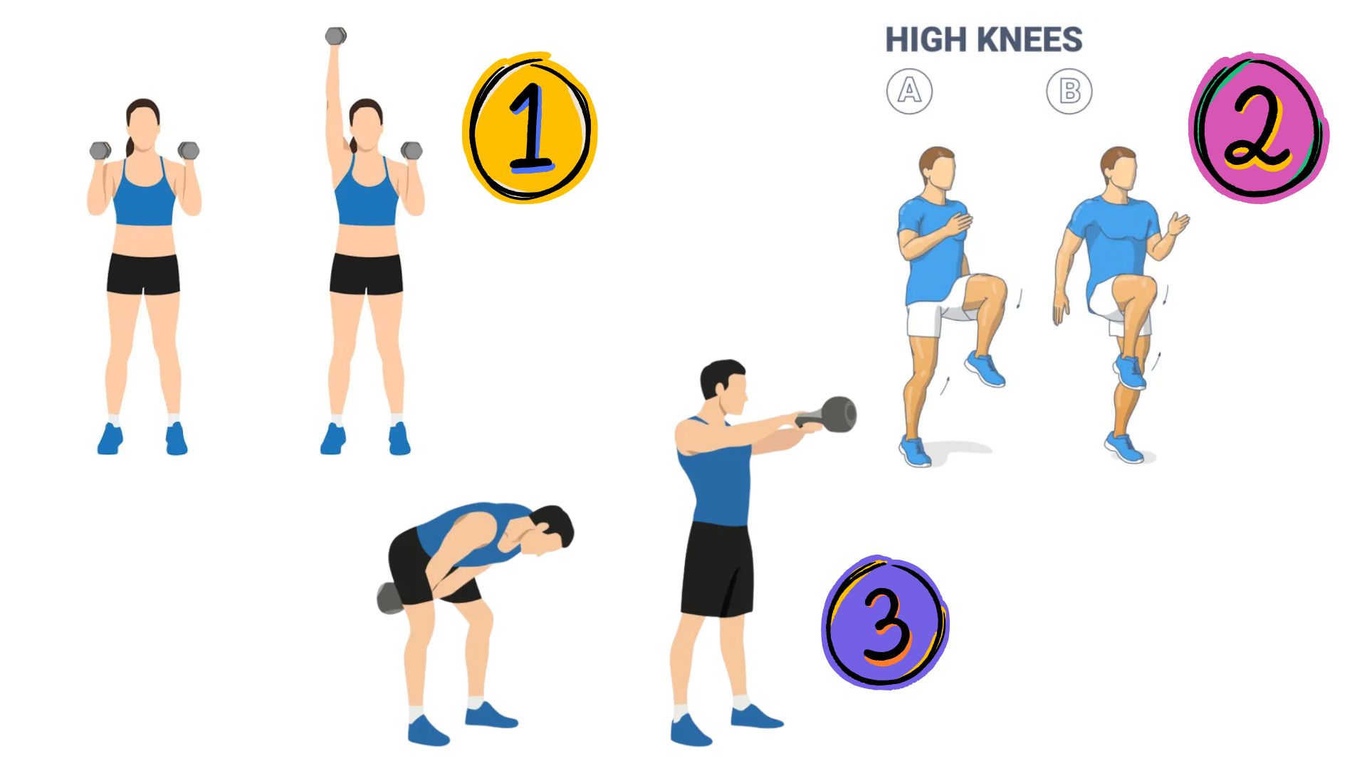 Standing exercises affect many muscle groups. Graphics: Thanh Thanh