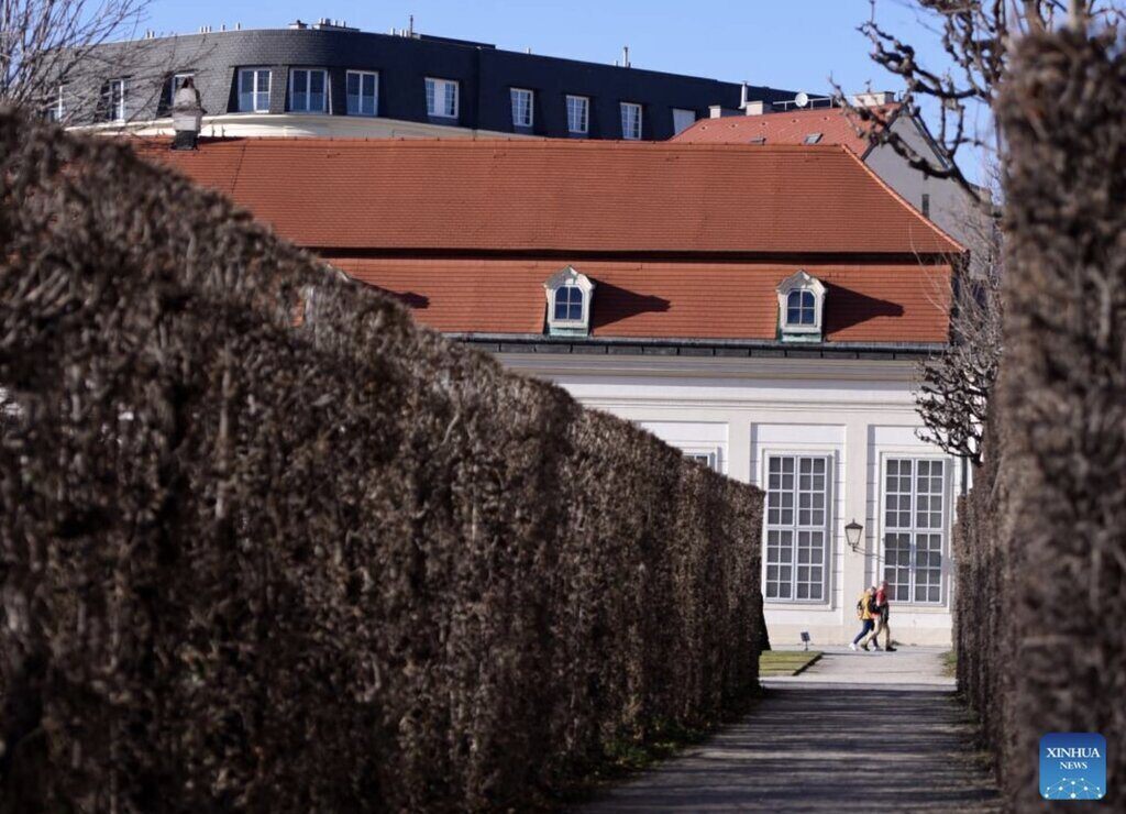 Scene in the capital Vienna, Austria - a former major customer of Russian gas. Illustrative photo: Xinhua