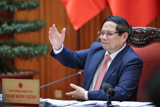 Politburo member and Prime Minister Pham Minh Chinh requested that this year, the health sector must send 1,000 more doctors to the facility. Photo: VGP