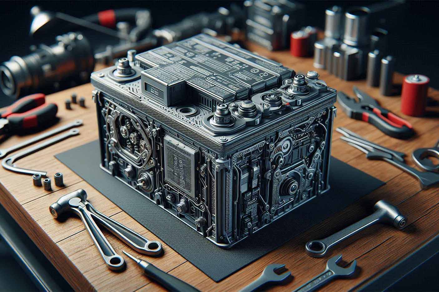 Regular accrete checking will help you avoid unexpected situations when the vehicle cannot start. Photo - AI: Huu Vu