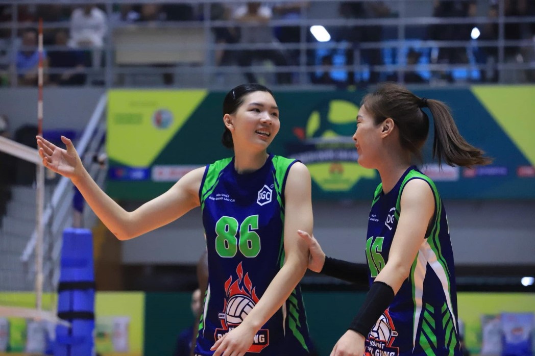 The national volleyball championship has concluded the 4th day of competition. Photo: Nguyen Vu
