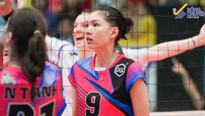Duc Giang Chemicals will meet Thai Binh at the 2025 National Volleyball Championship. Photo: Vietnam Volleyball