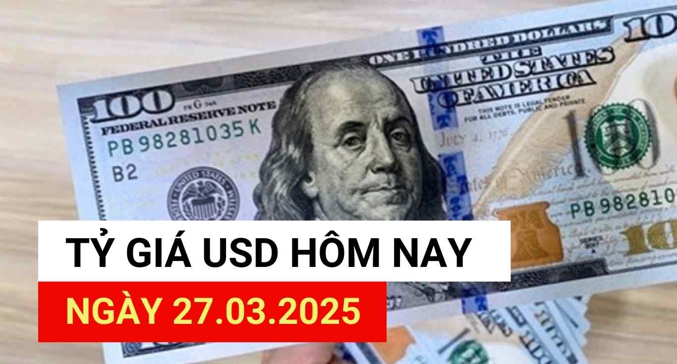 USD exchange rate today, March 27, 2025.