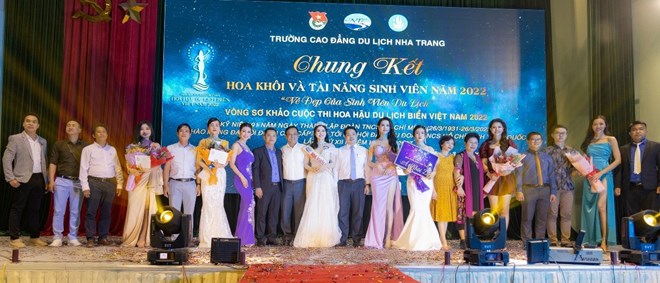 Image of the Miss Sea Tourism Vietnam 2022 contest in Nha Trang. Photo: Vinh Hoa
