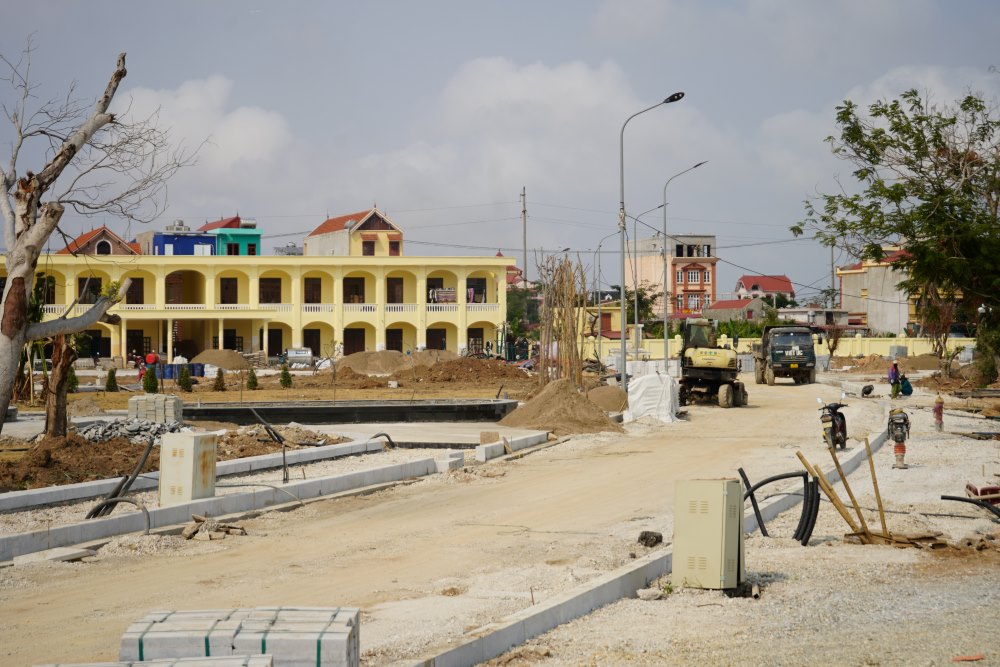 Dam Vuong Park project, Do Son district, Hai Phong. Photo: Mai Dung
