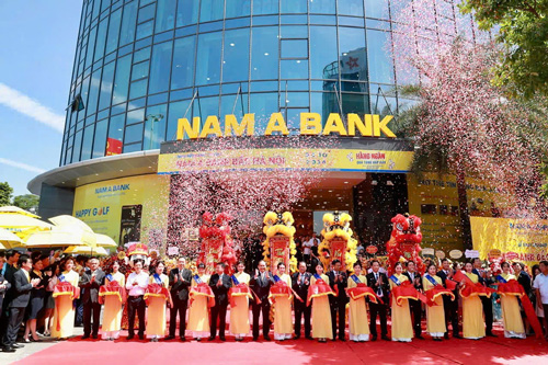 Nam A Bank lien tuc mo rong mang luoi kinh doanh trong thoi gian qua.