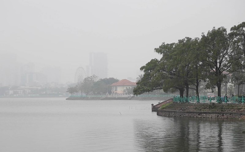 Assumptions at a place that is often among the top polluted in Hanoi