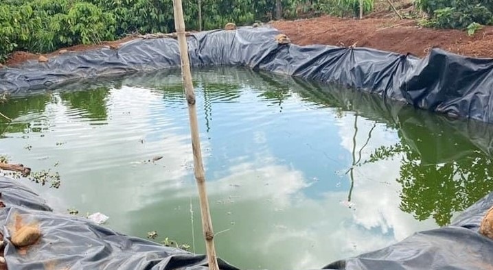 Many children in Dak Nong have died from drowning in homemade ponds and lakes. Photo: Duong Dang
