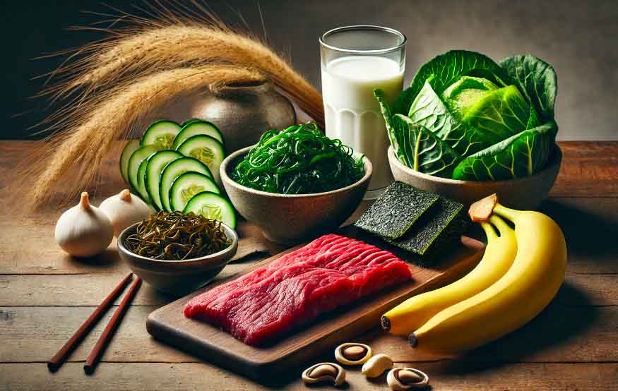 Breakfast contains nutrients that are good for bones and joints, helping to control blood pressure. Photo AI