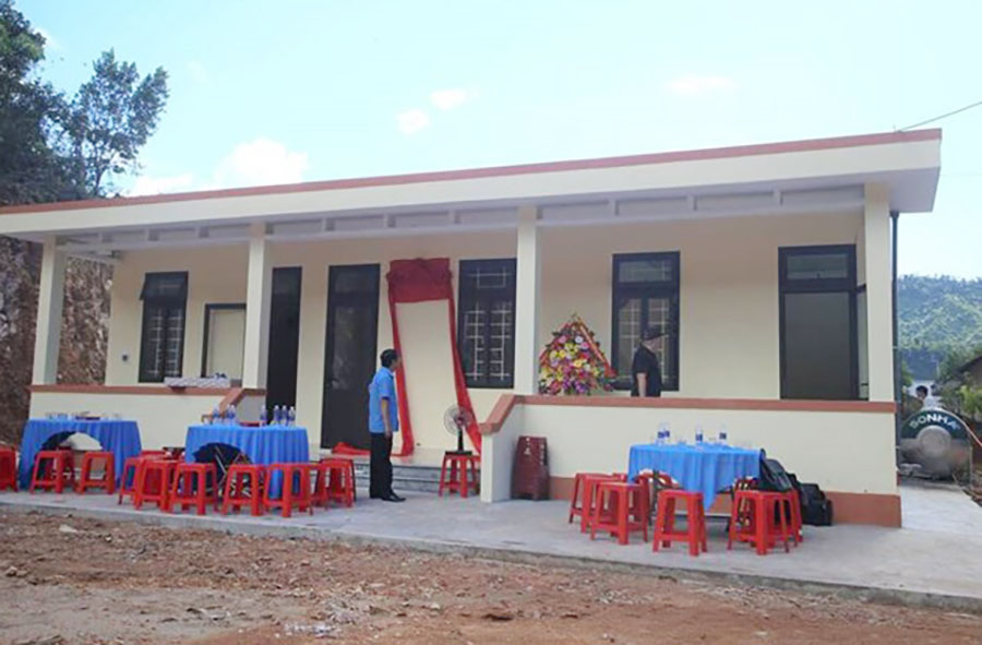 The first public housing for teachers in disadvantaged areas was built by the Quang Tri Provincial Federation of Labor. Illustrative photo: Hung Tho