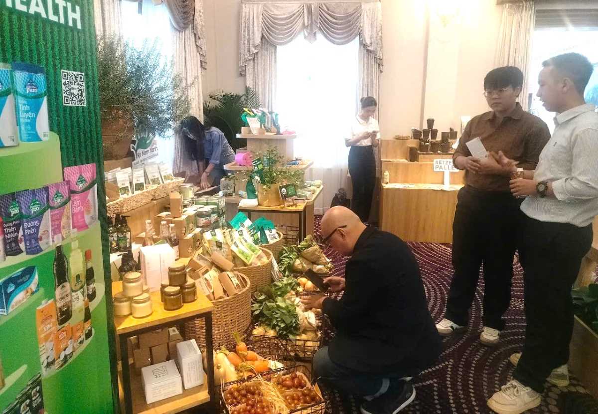 Los consumidores vietnamitas estan cada vez mas interesados ​​en productos verdes y estan dispuestos a pagar mas. Foto: Nguyen Dang