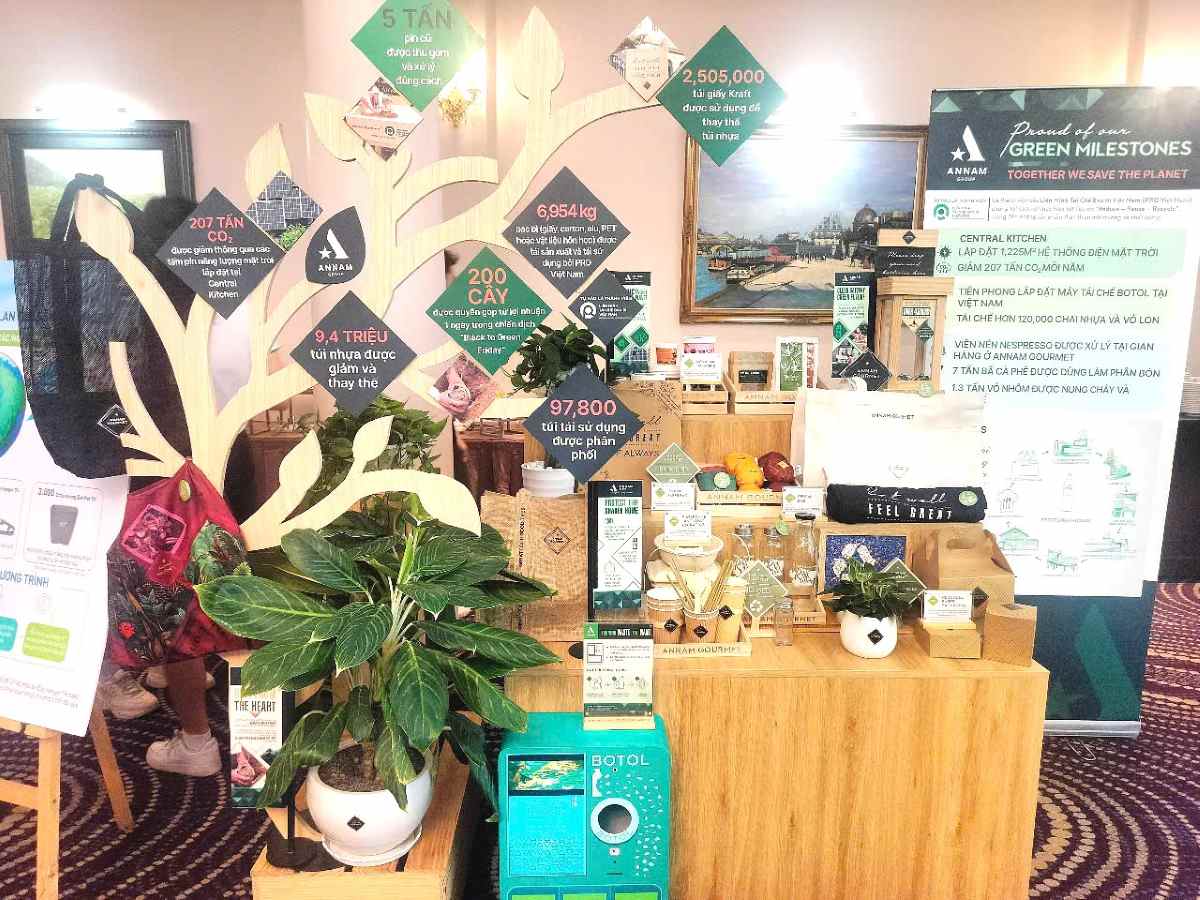 Viec san xuat ra cac san pham xanh, than thien voi moi truong la huong di ben vung cua nhieu doanh nghiep. Anh: Nguyen Dang