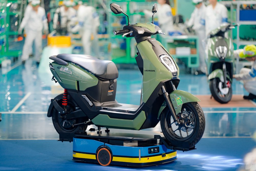 Image of the first ICON e: electric motorbike. Photo: Honda Vietnam