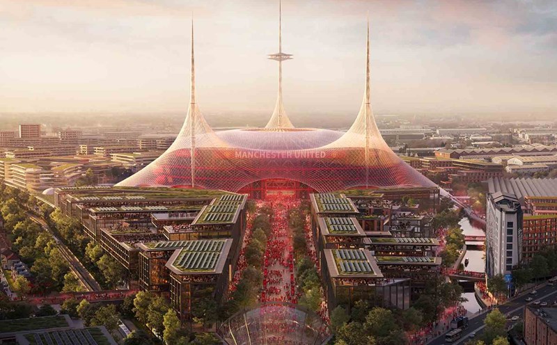 The new Old Trafford Stadium is facing many opportunities and challenges. Photo: AFP