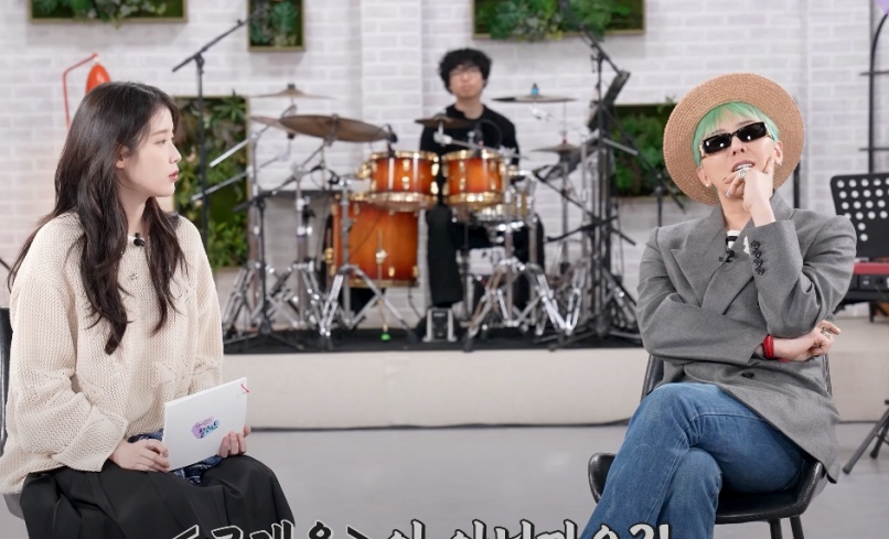 G-Dragon and IU. Photo: Cut clip.