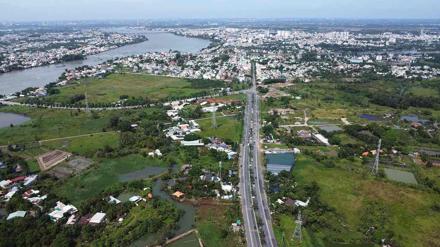 The implementation area of the 72,000 billion VND Hiep Hoa Urban Area Project in Dong Nai. Photo: HAC