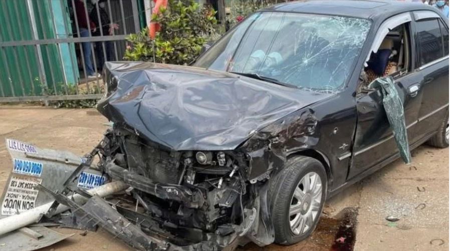 Scene of the accident. Photo: Provided by the people