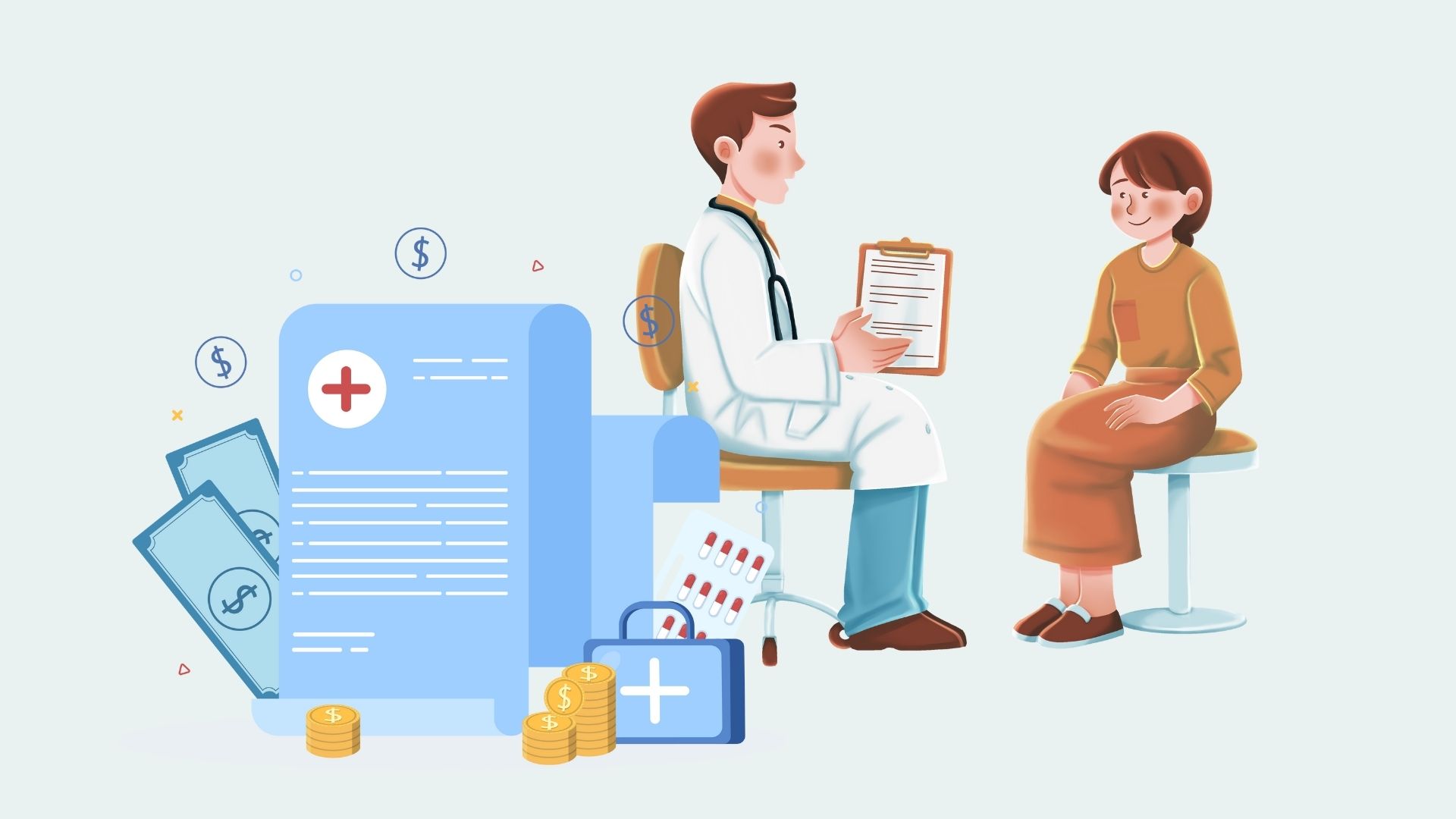 Health insurance examination and treatment in 2025 is free if below this level. Graphics: Linh Dan