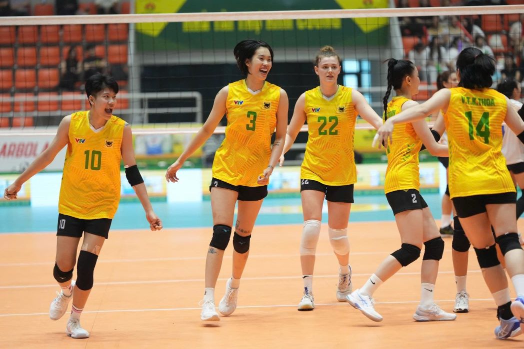 VTV Binh Dien Long An will meet LPB Ninh Binh in the 2025 National Volleyball Championship. Photo: VFV