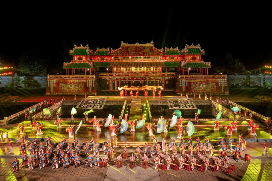 An art program at Hue Festival. Photo: Nguyen Tran Anh Phong