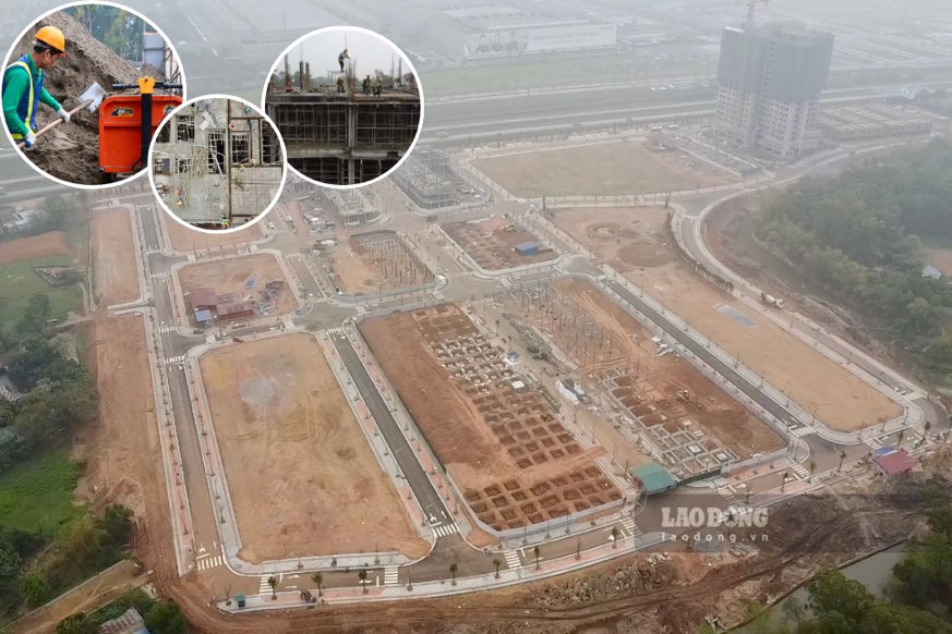 After nearly 1 year of implementation, the social housing project in Dai Thang Residential Area (Pho Yen City) is about to be completed. Photo: Nguyen Hoan