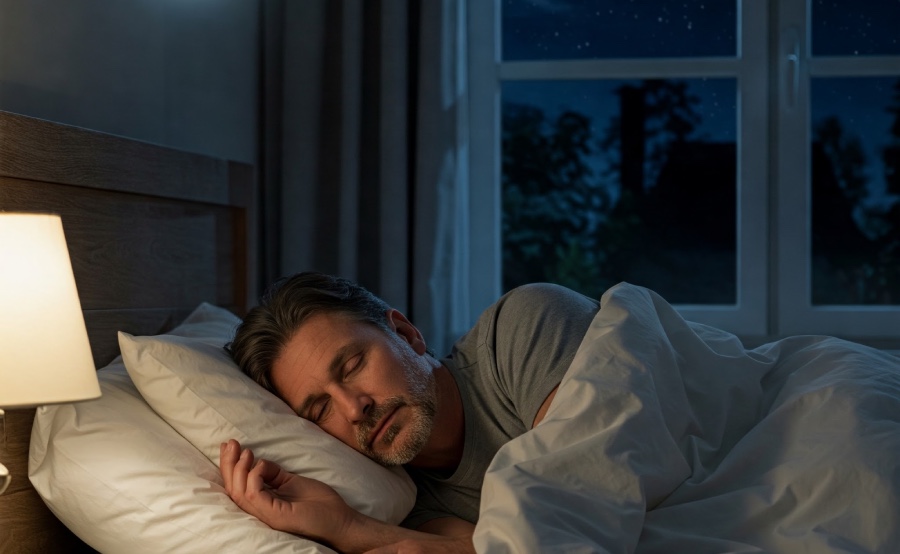 Sleeping for several hours at night helps detoxify the liver. Illustrative photo designed by AI