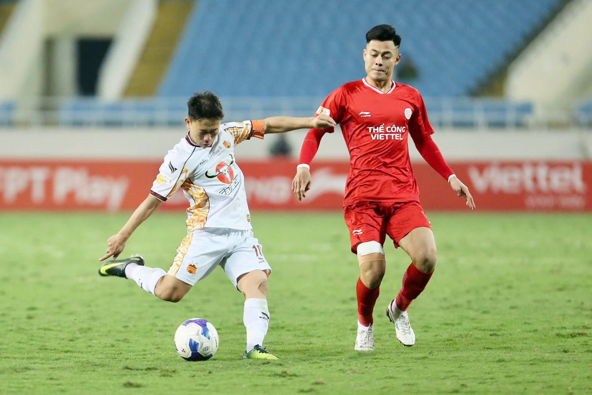 The Cong Viettel will face Hoang Anh Gia Lai in the National Cup. Photo: VPF