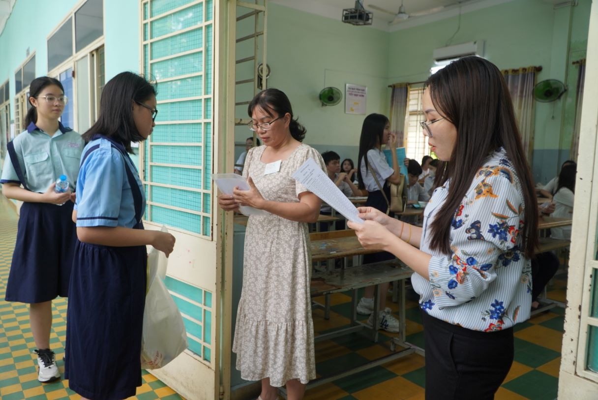 The entrance exam for grade 10 in Ho Chi Minh City was held on June 6-7. Photo: Chan Phuc