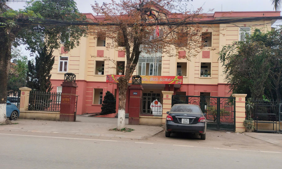 Yen Bai Newspaper headquarters is on Dien Bien Street, Yen Bai City. Photo: Van Duc