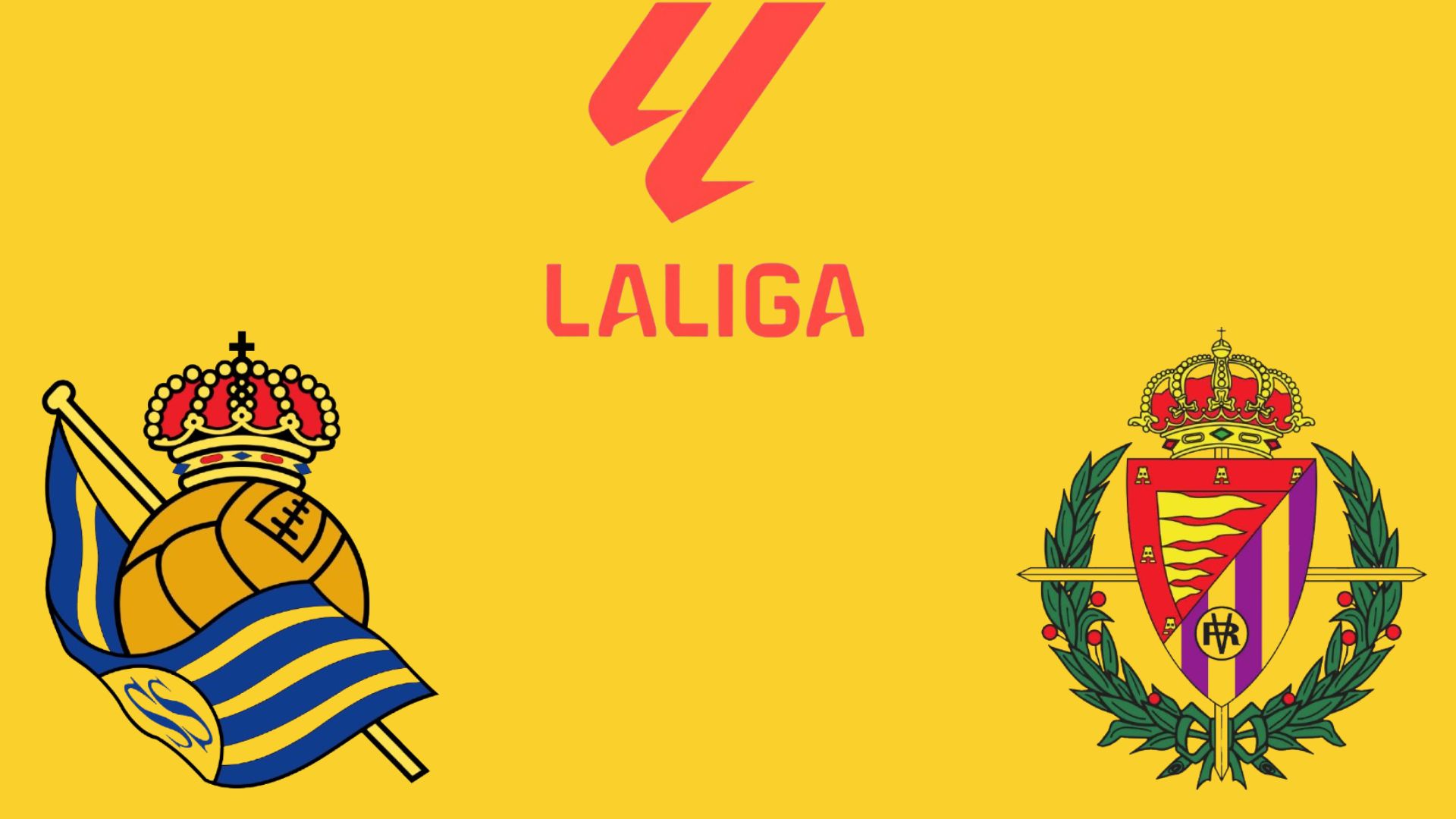 Real Sociedad vs Real Valladolid in La Liga. Graphics: Van An