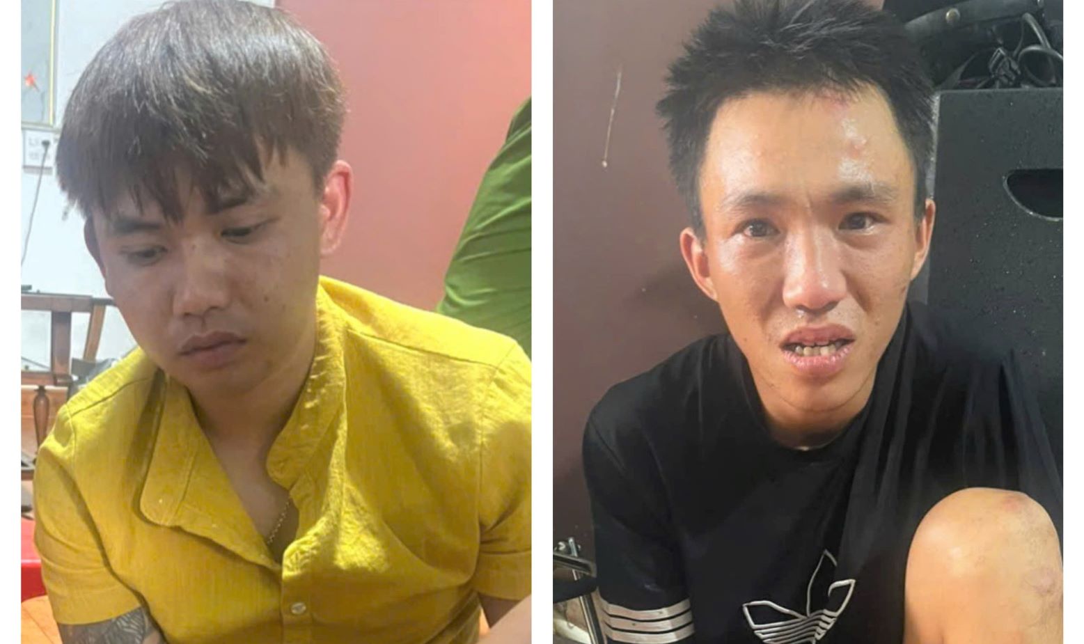 The two subjects were recently ambushed by the police for drug possession. Photo: Lam Hong