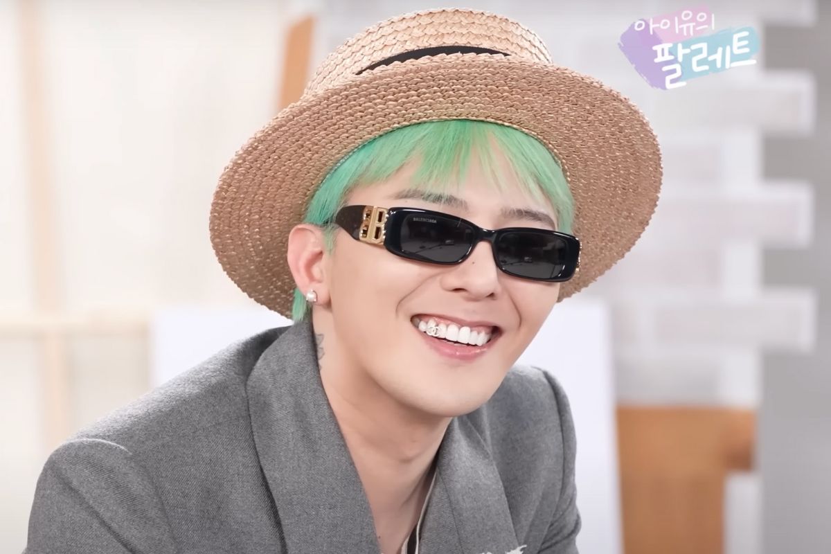 Singer G-Dragon (Big Bang). Photo: Cut the video "IU's Palette"