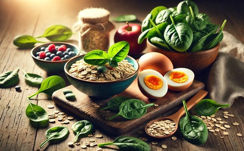 3 foods that are good for people with anemia. Photo: AI