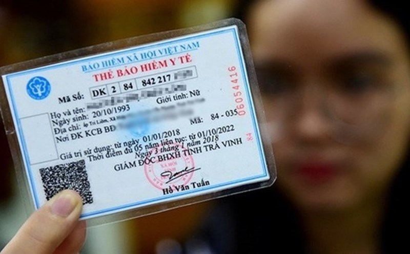 Health insurance card. Photo: Vietnam Social Insurance
