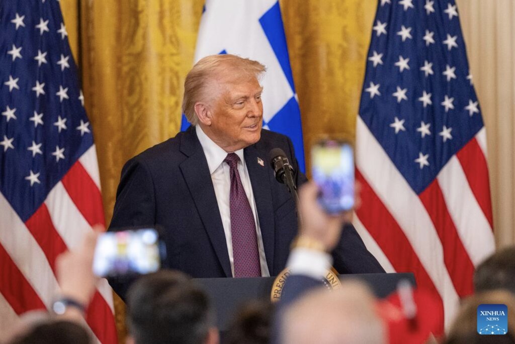 President Donald Trump said the US will help Myanmar after the earthquake. Photo: Xinhua